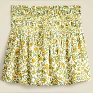 Crewcuts smocked floral skirt.
